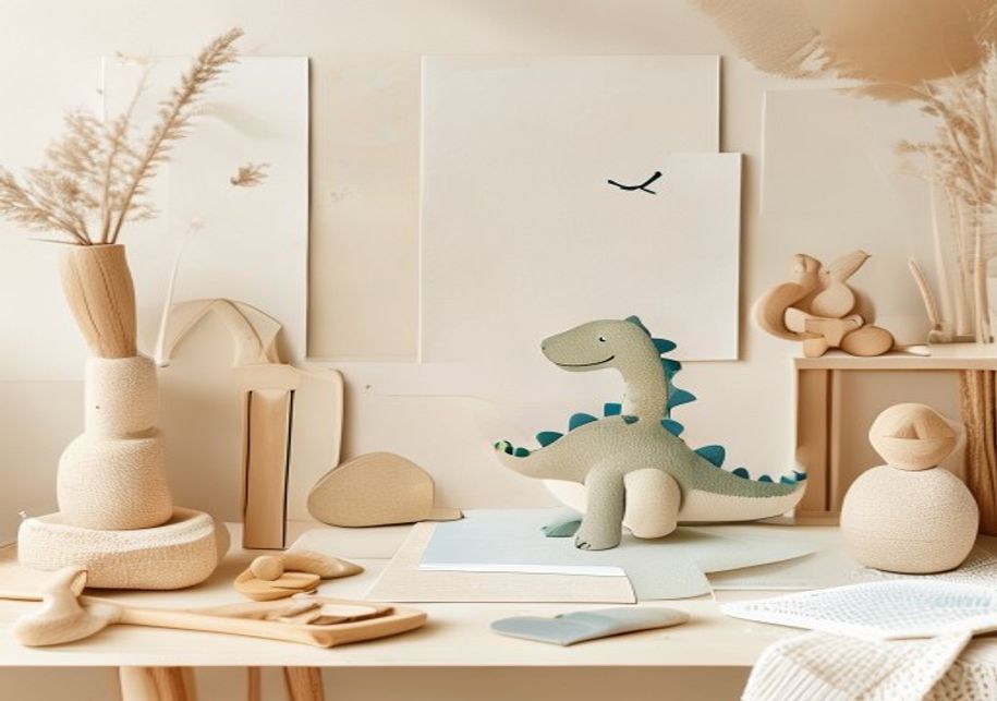 Scandinavian printable dinosaur quiet book activity pages